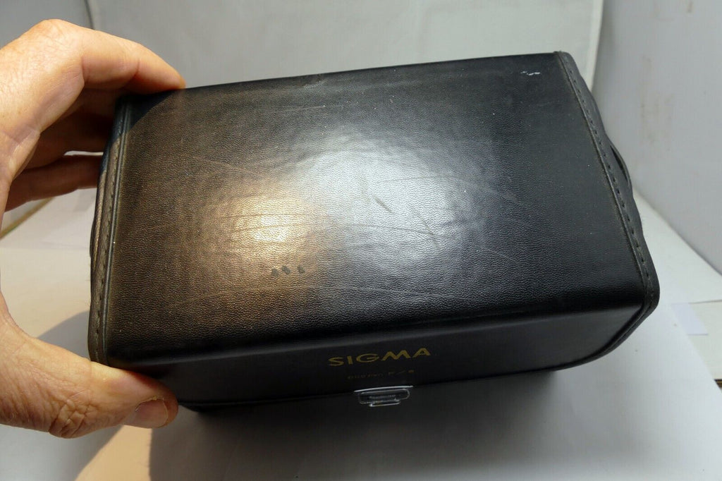 Sigma hard Case w/ Strap 3X6" for  24-70mm f2.8 APO EX HSM lens
