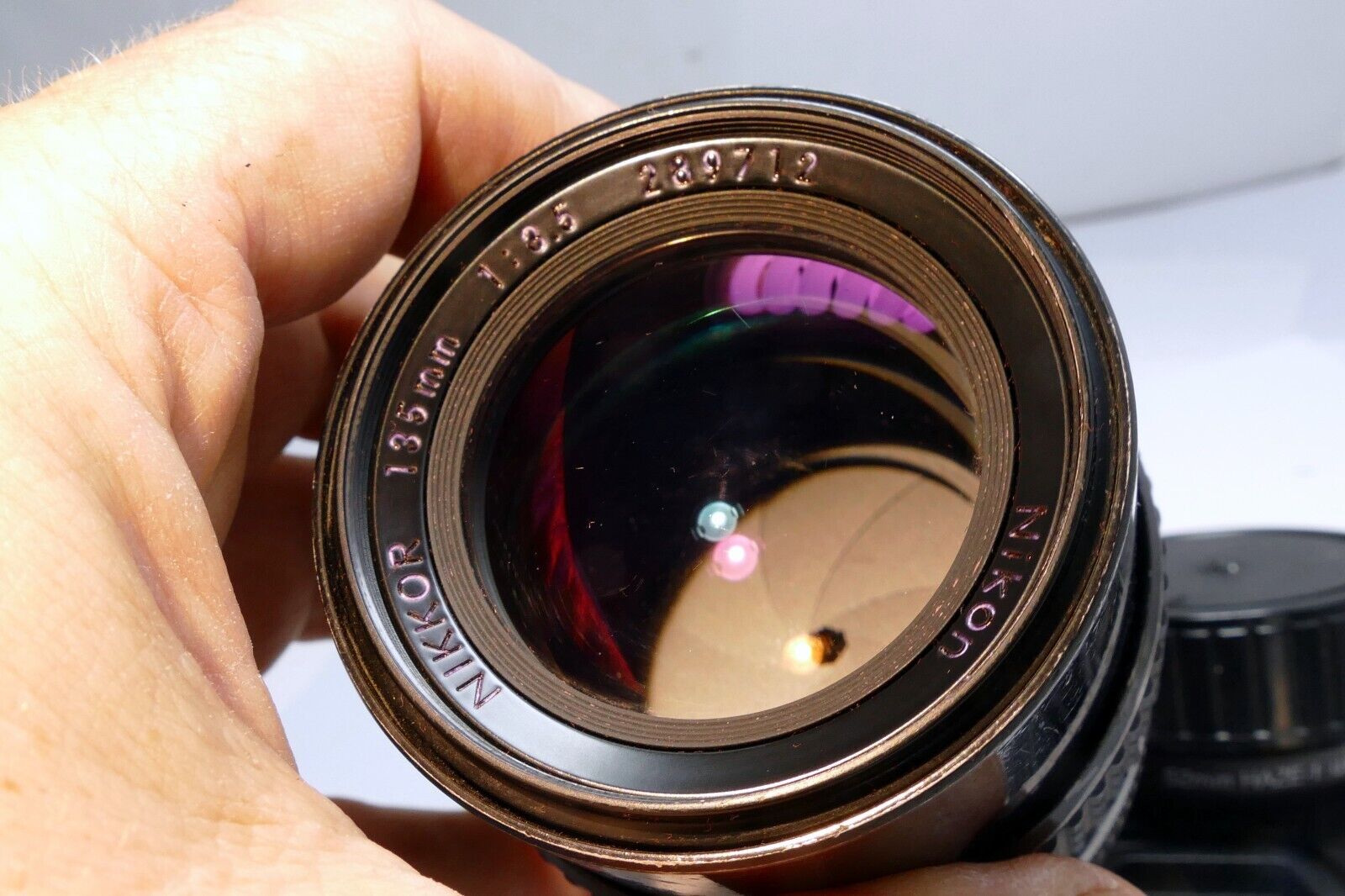 Nikon 135mm f3.5 Ai Nikkor Manual Focus LENS with fungus AS IS - still works