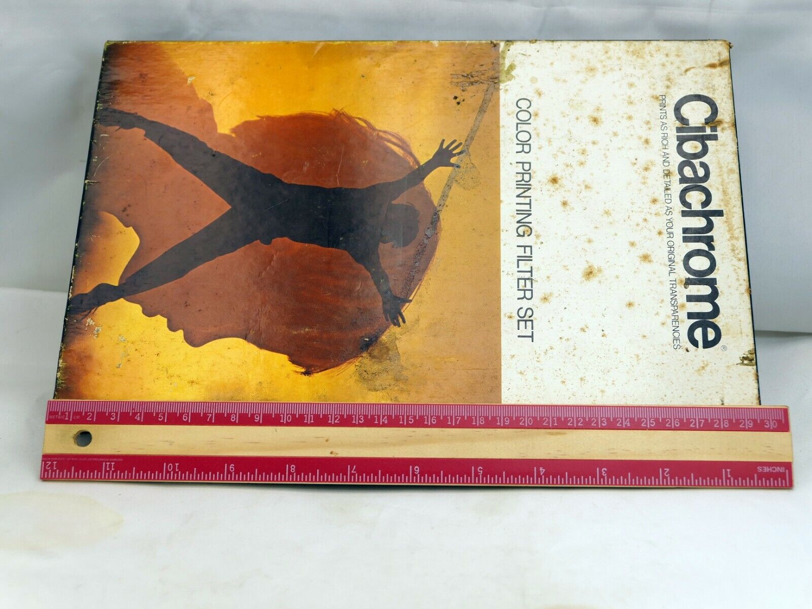 Empty Box for Ilford Cibachrome  Filter Gelatin set 12X7X1.5"