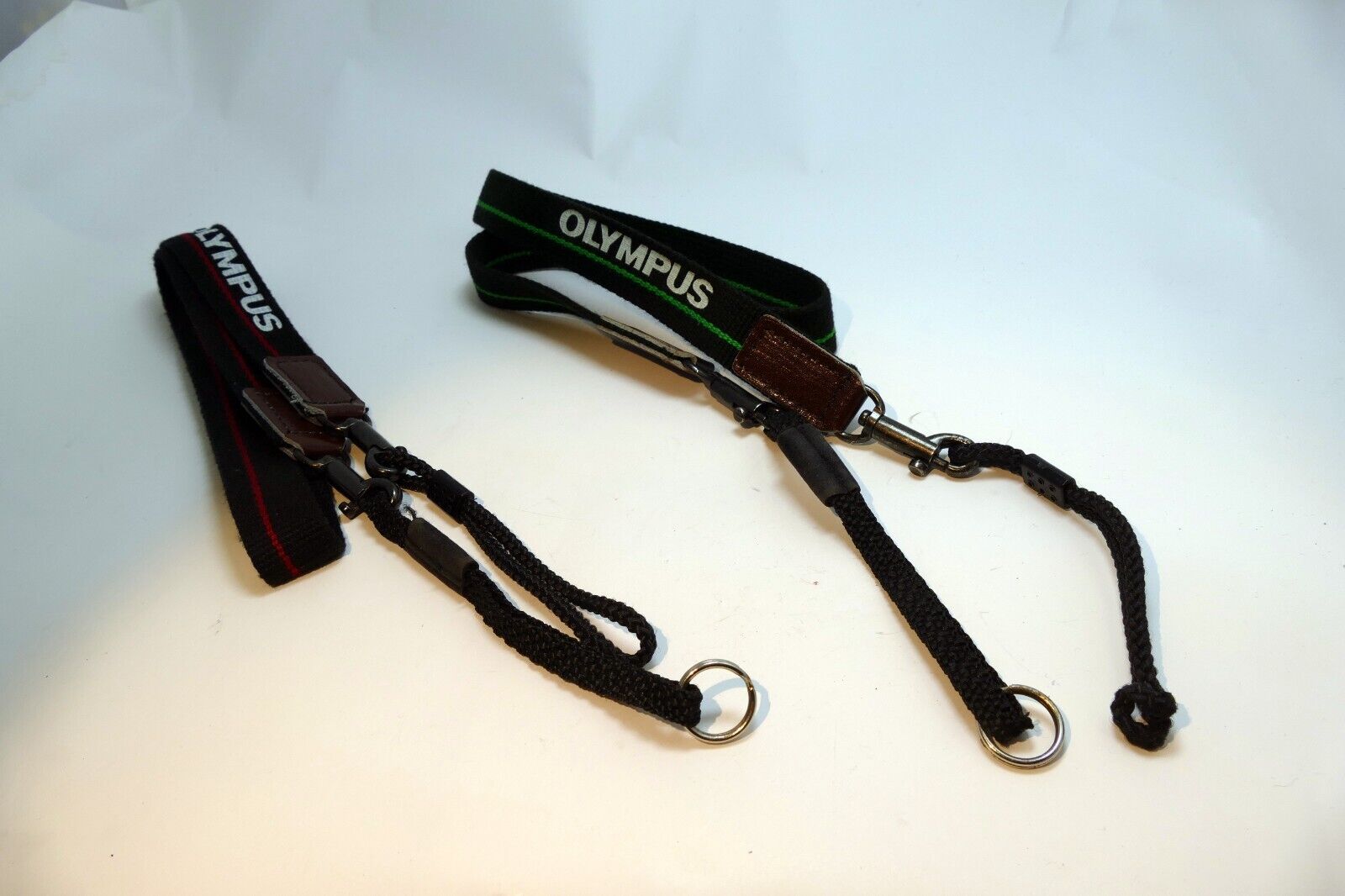 Olympus Double Shoulder Camera Strap 2cm wide Green Red OM-2n 4T - Genuine OEM