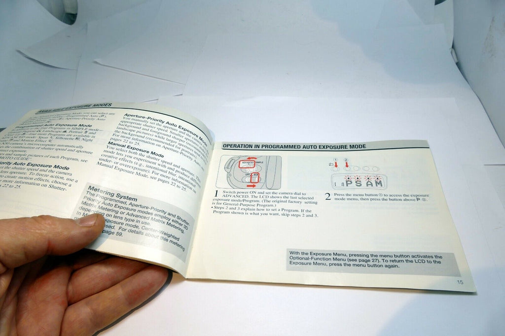 Nikon N50 CAMERA Guide Book  Instruction manual missing cover page