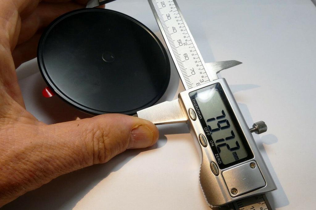 80mm stick on metal Lens Cap for camera w/ Adhesive tape