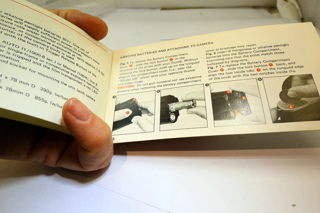 Pentax ME Winder camera Guide Manual Instructions 1976  (EN)