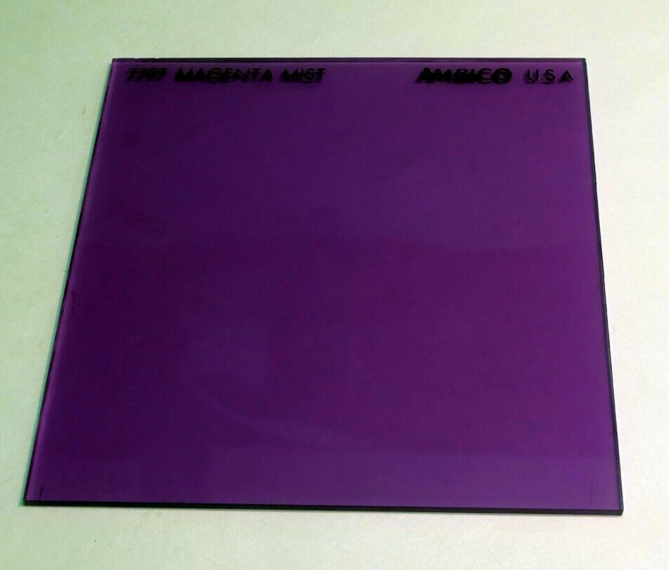 Ambico 7797 Magenta Mist  Filter 76X76mm square drop in soft focus fog