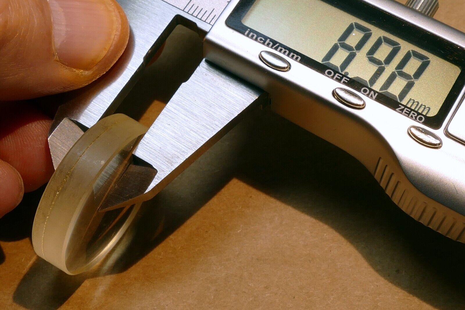 1.25" Diameter 0.35" thick Optical Convex Glass for microscope