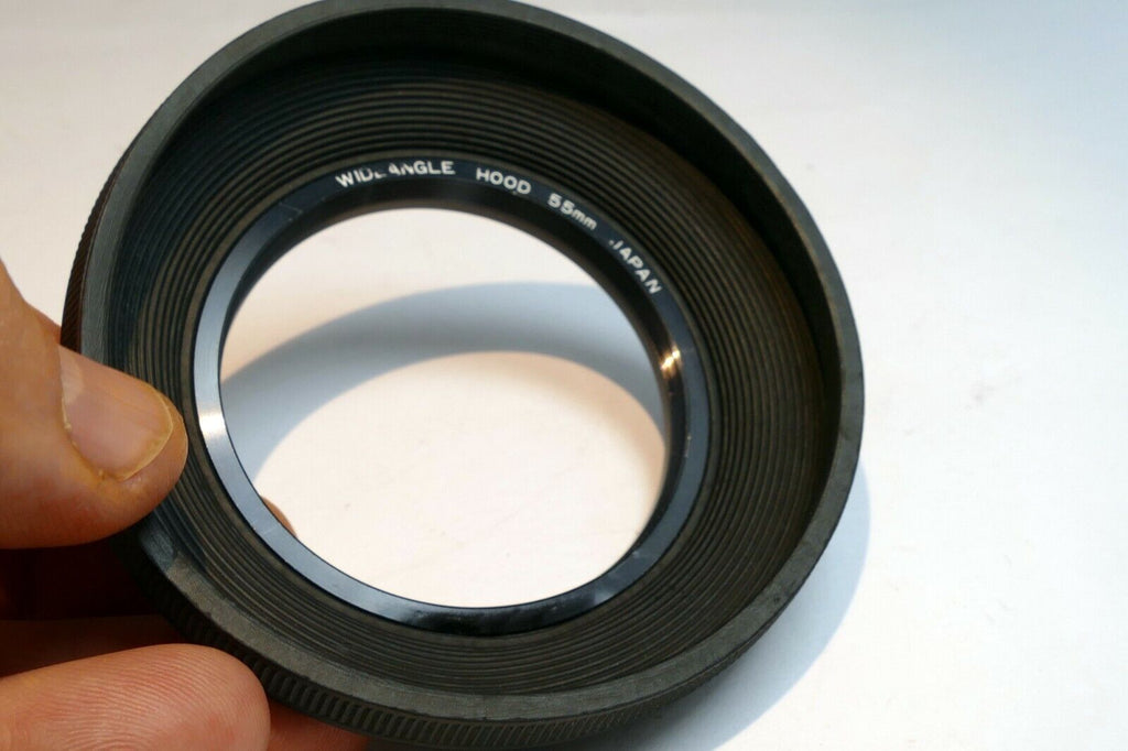 55mm Rubber Hood shade telephoto  collapsible wide angle for 28mm f2.8