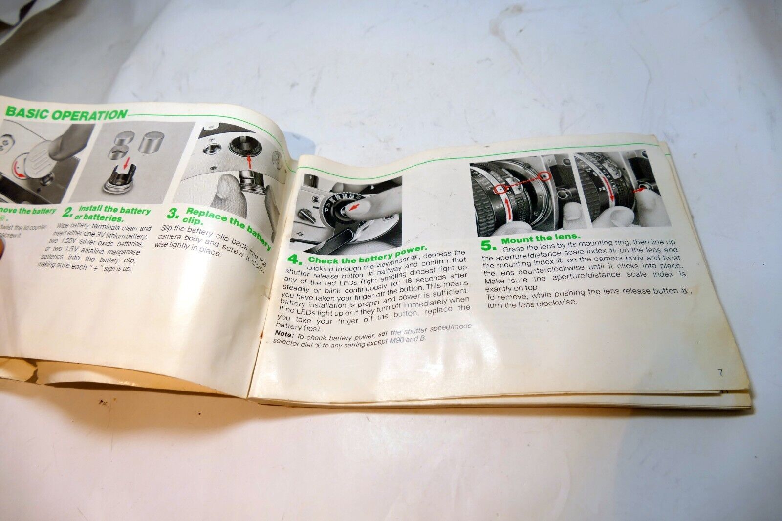 Nikon FG Camera nstructions manual guide English EN - MISSING COVER PAGE