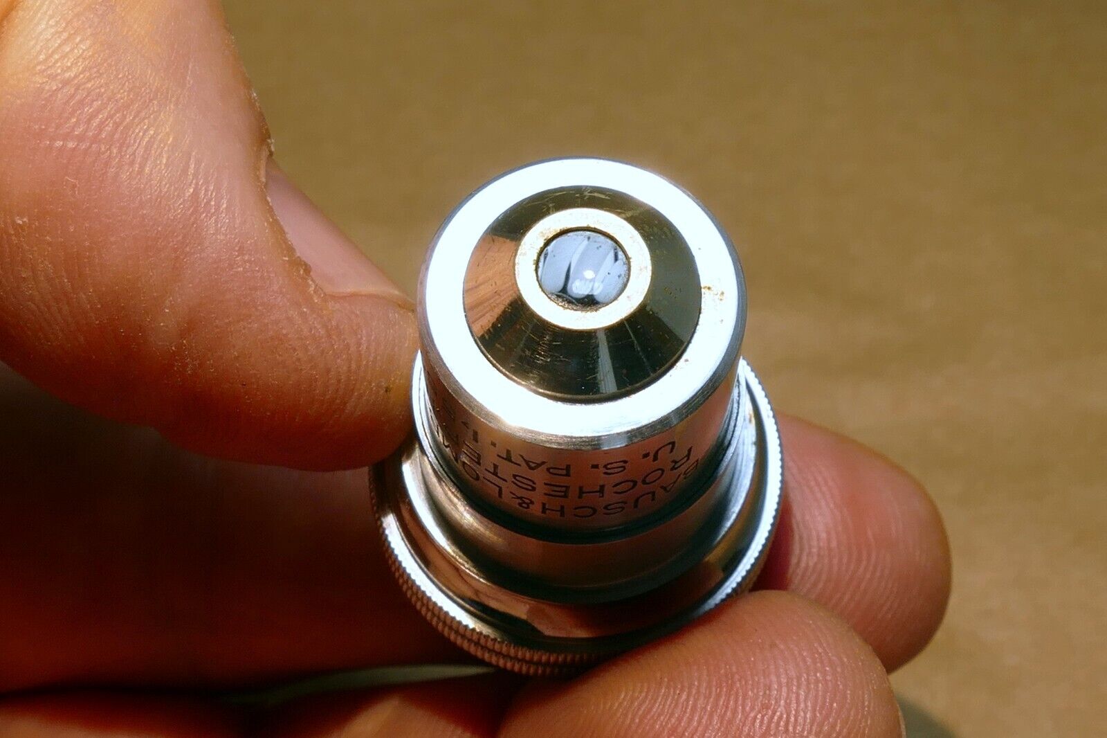 Bausch Lomb 10X 16mm 0.25 Divisible Microscope Objective Rochester NY