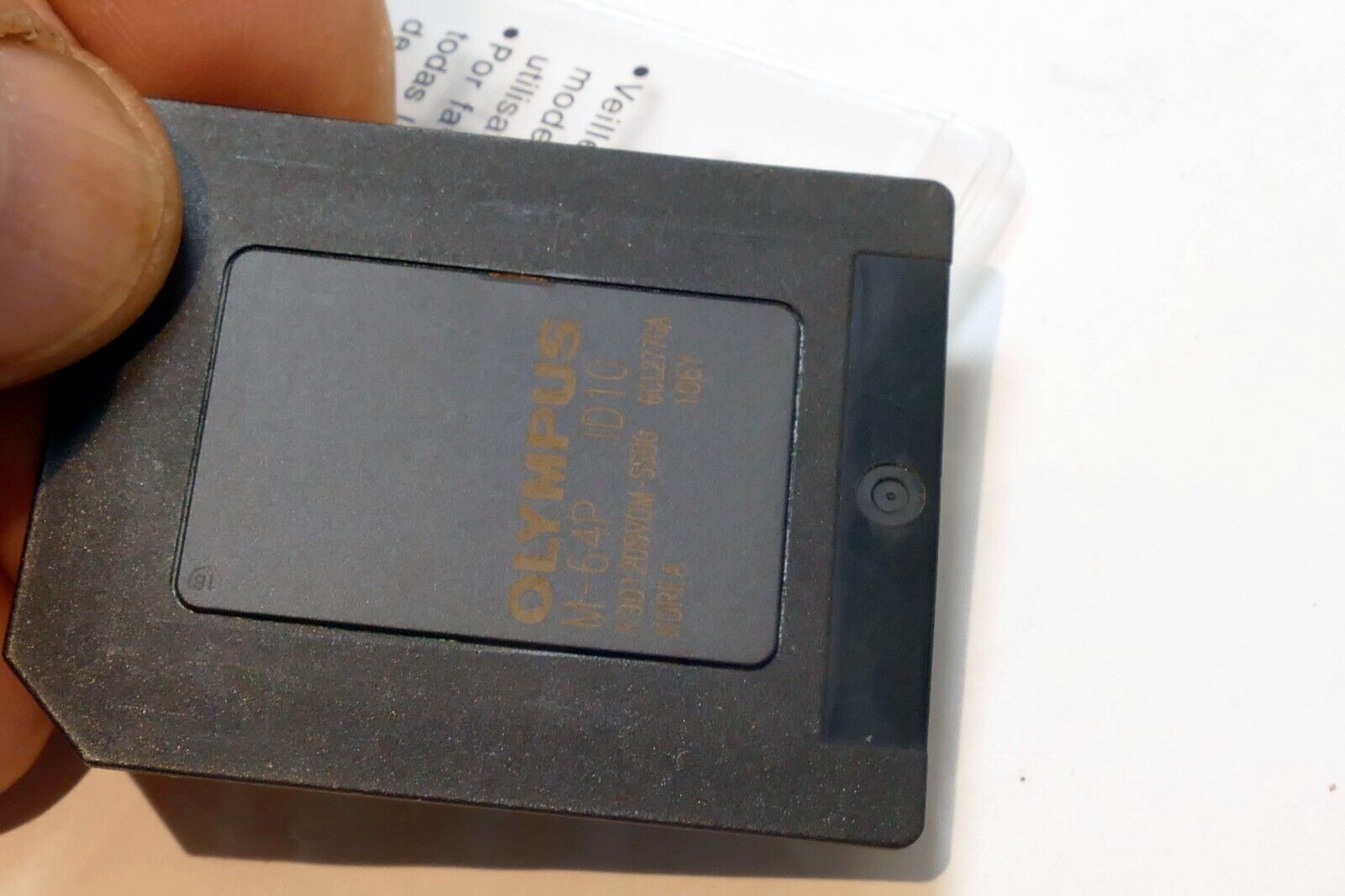 Olympus M-64P (D)10 64MB memory card Smart Media - OEM Genuine