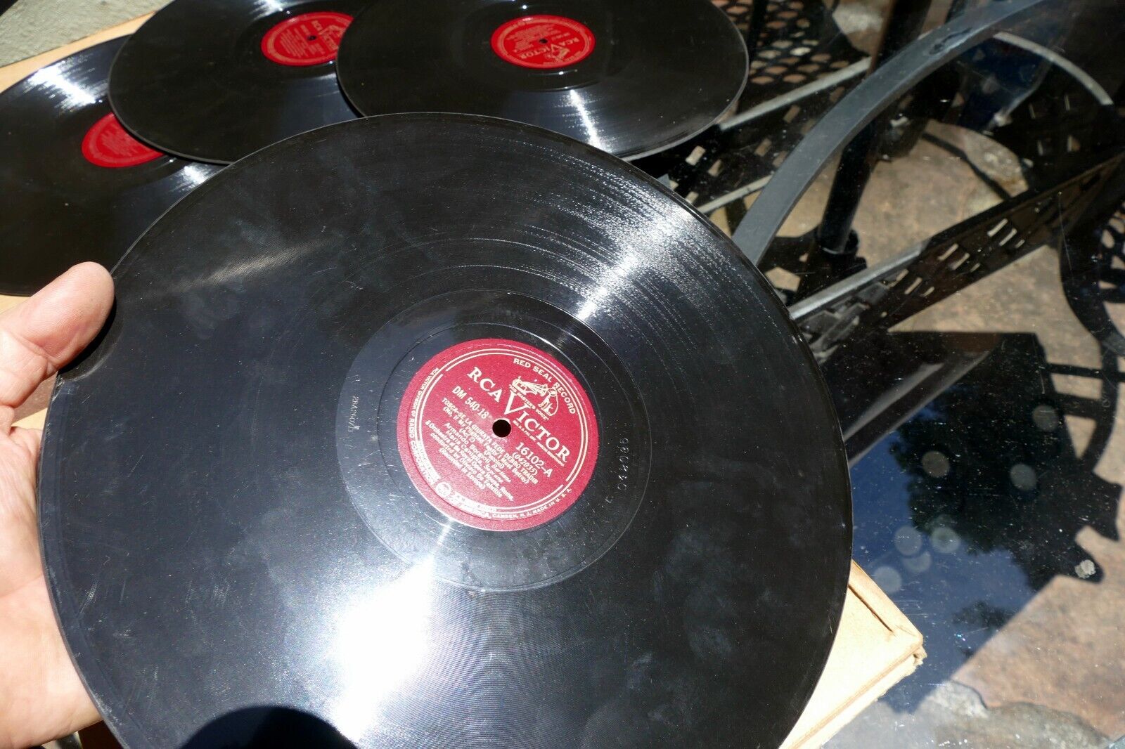 12" 78 RPM Record Set-(7)-Tosca Volume II-Puccini/Set DM-540/Gigli/Fabritiis