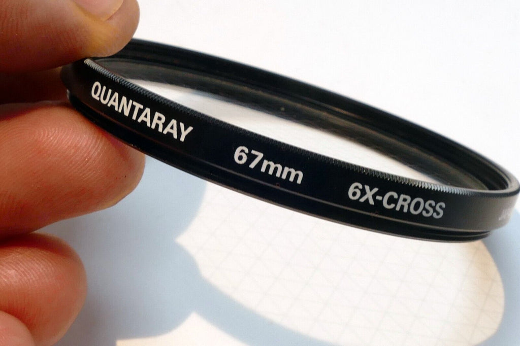 Quantaray 67mm 1B Lens Filter 6X Cross Screen made in Japan