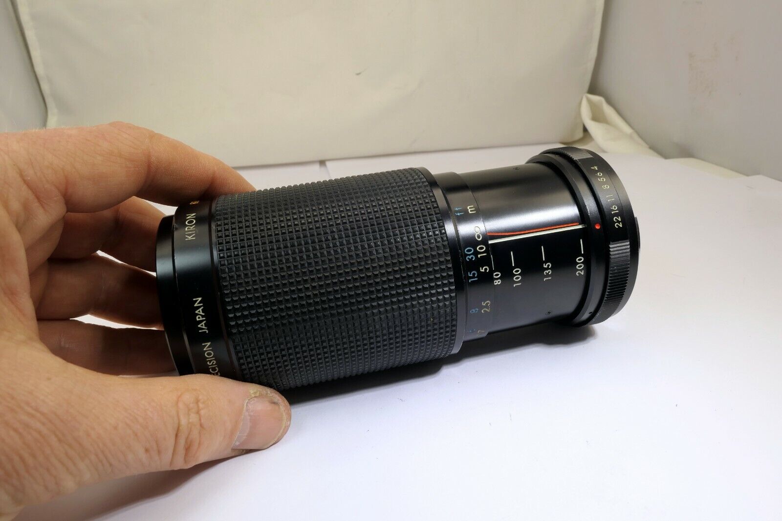 Kiron 80-200mm f4.0 PK for Pentax K manual focus zoom AS IS Parts aperture stuck