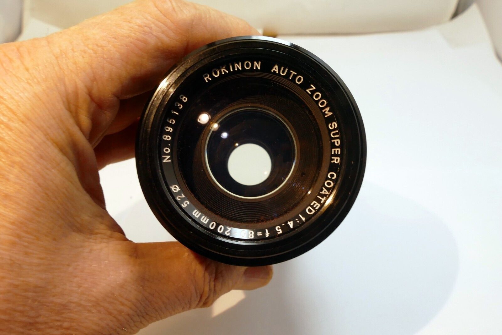 Rokinon 80-200mm f4.5 lens for Olympus OM with Haze (AS IS Parts or Repair)