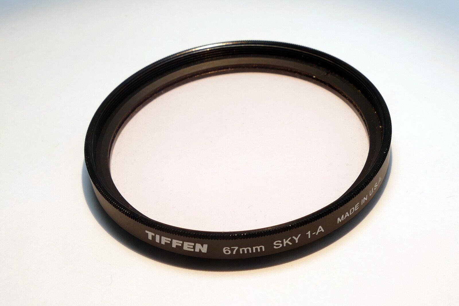 Tiffen 67mm filter made in USA 1A Sky skylight warming for overcast day