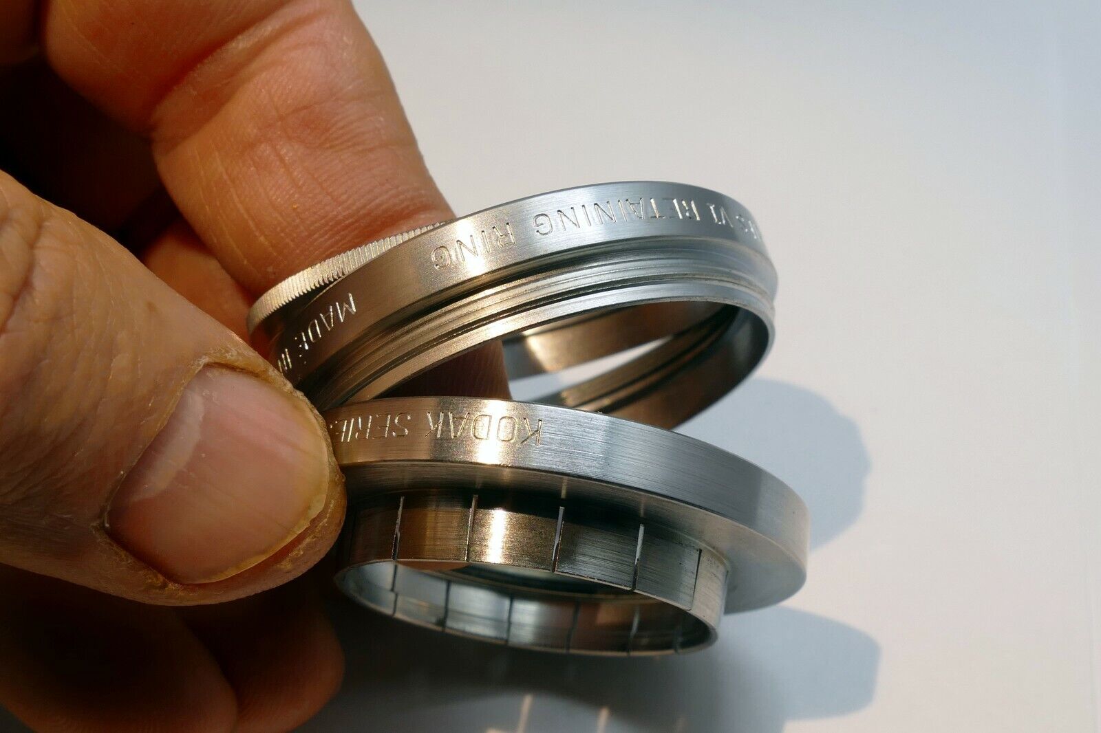 31mm I to series 6 VI 44.5mm metal adapter filter holder w/ retaining ring 1 1/4