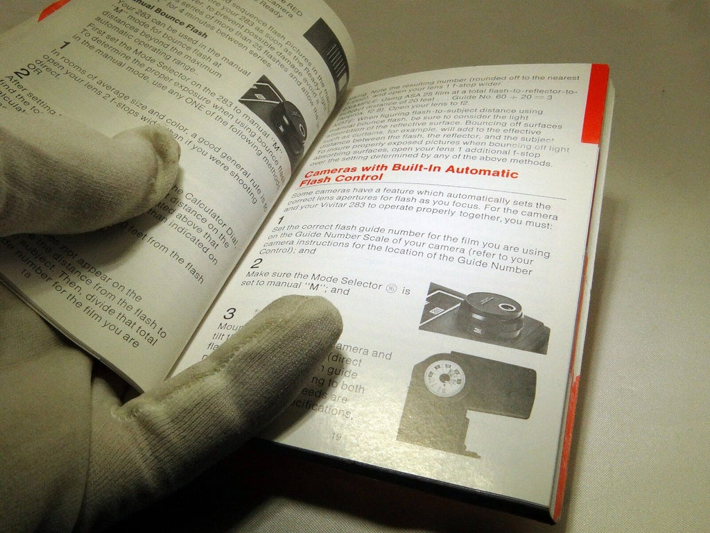 Vivitar 283 Electric Flash Manual Guide Instruction 110 pages English Espanol Fr