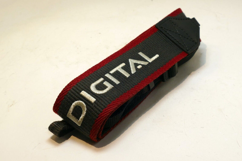 Canon Digital Gray-Silver Logo Camera Neck Strap - genuine original OEM