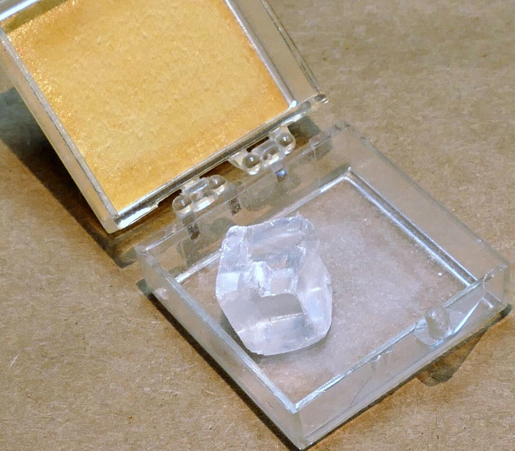 1cm Clear Calcite Raw Crystal for microscope