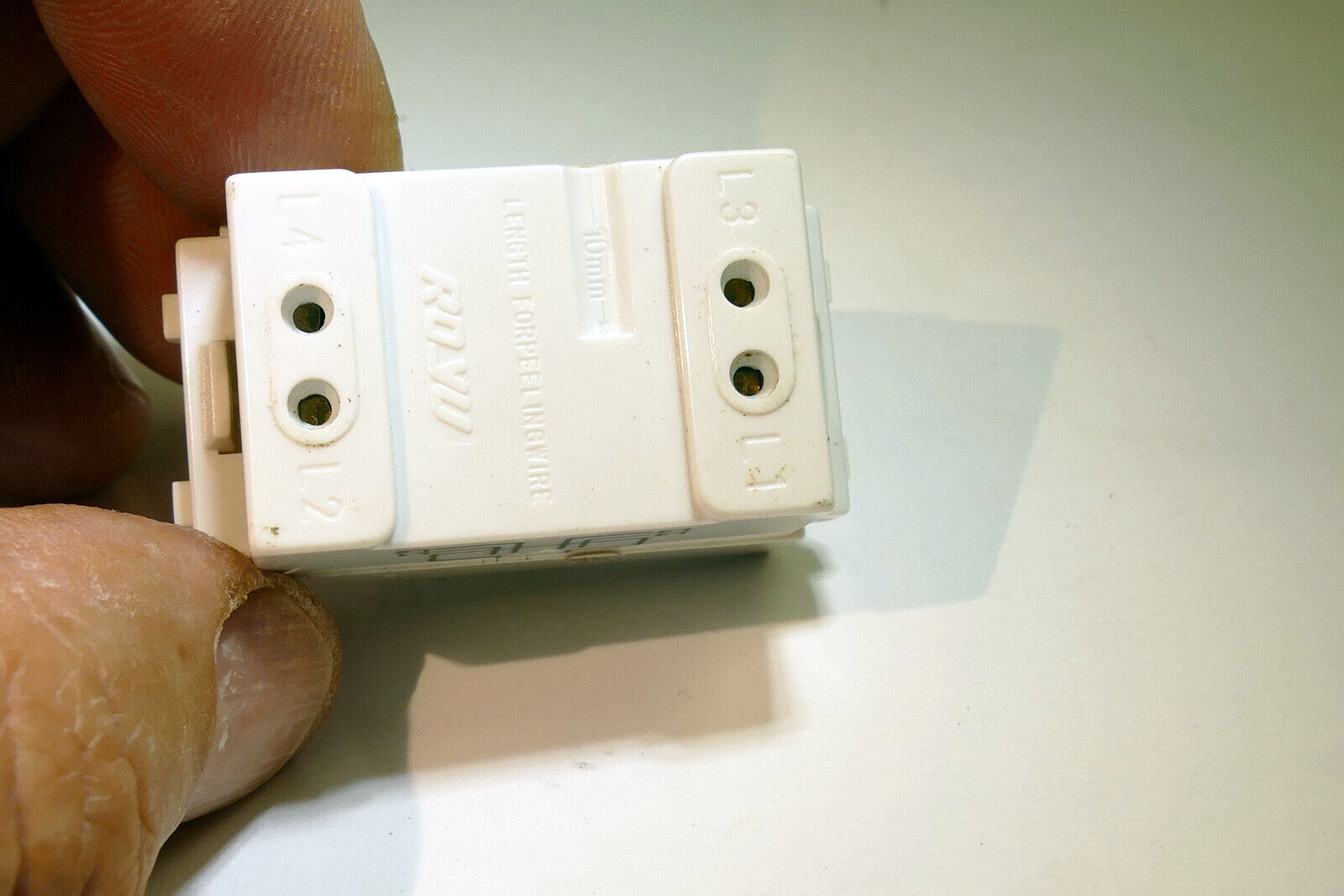 1 Gang Telephone Modular Jack ROYU wide tel Modular RWX1
