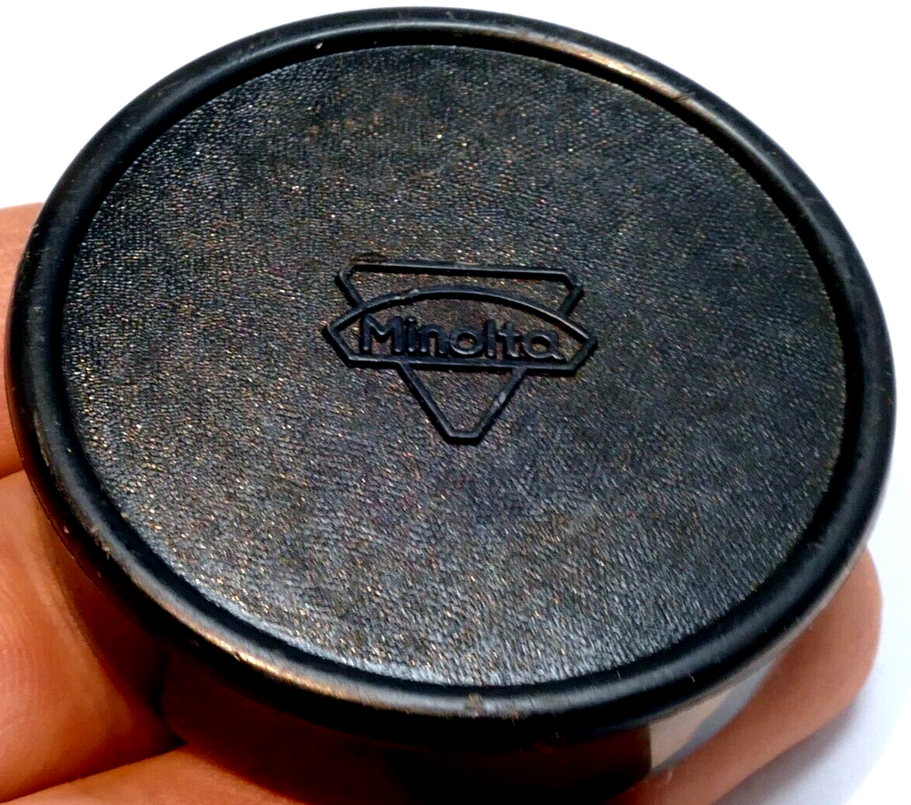 Minolta  Rear lens cap  MC MD SR SRT mount  28mm f3.5 50mm f1.7 Rokkor PF Celtic