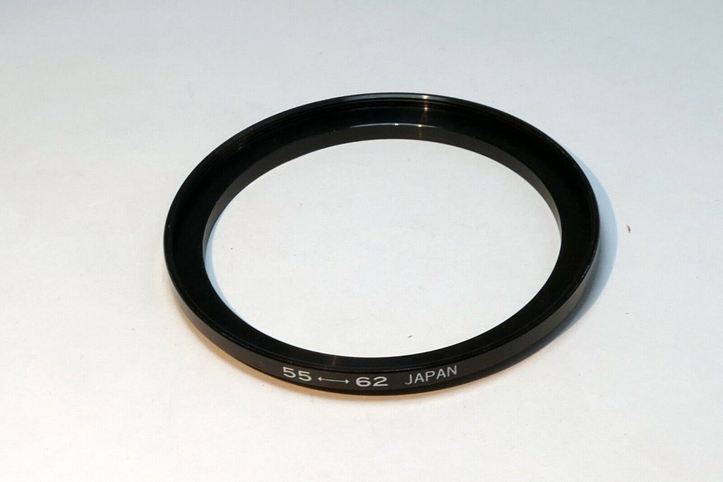 55mm to 62mm ring Metal adapter threaded step-up