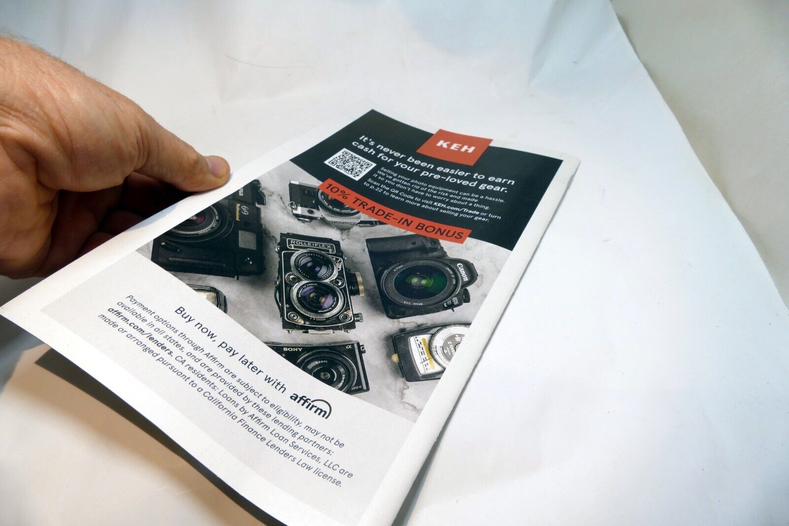 KEH brochure trade-in information Advertisement 2023 Brochure - 10% off Bonus
