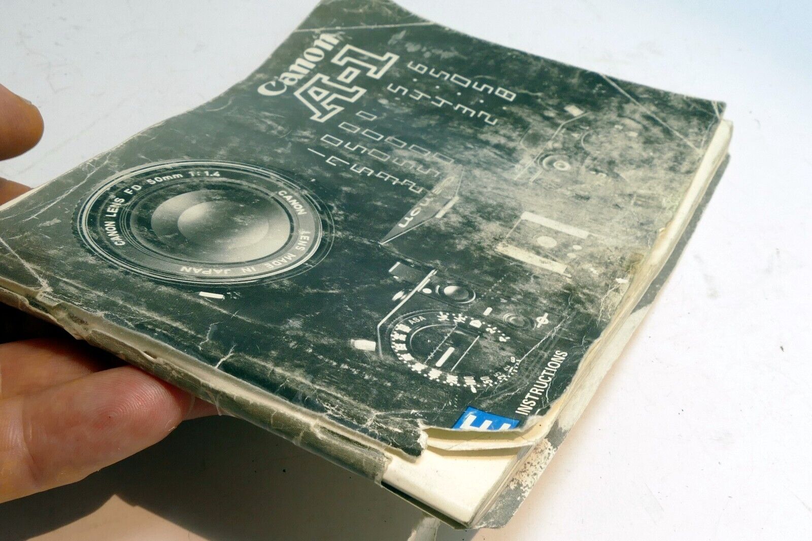 Canon A-1 Camera Manual Original Instruction Guide Book A1  English EN