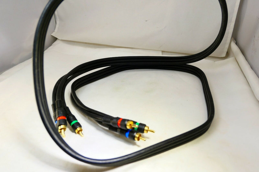 Gold Plated Shielded 1080i HD RGB YPbPr HiDef Long Component Video Cable PRO 2M