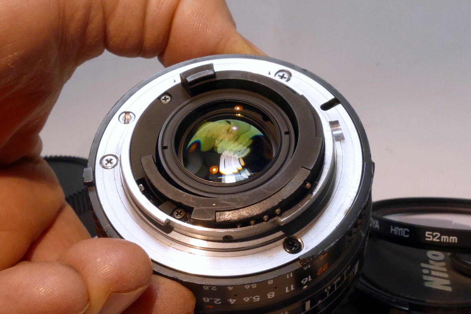 Nikon Nikkor AF 24mm F2.8 D Autofocus Lens  AS IS - parts - works manual mode