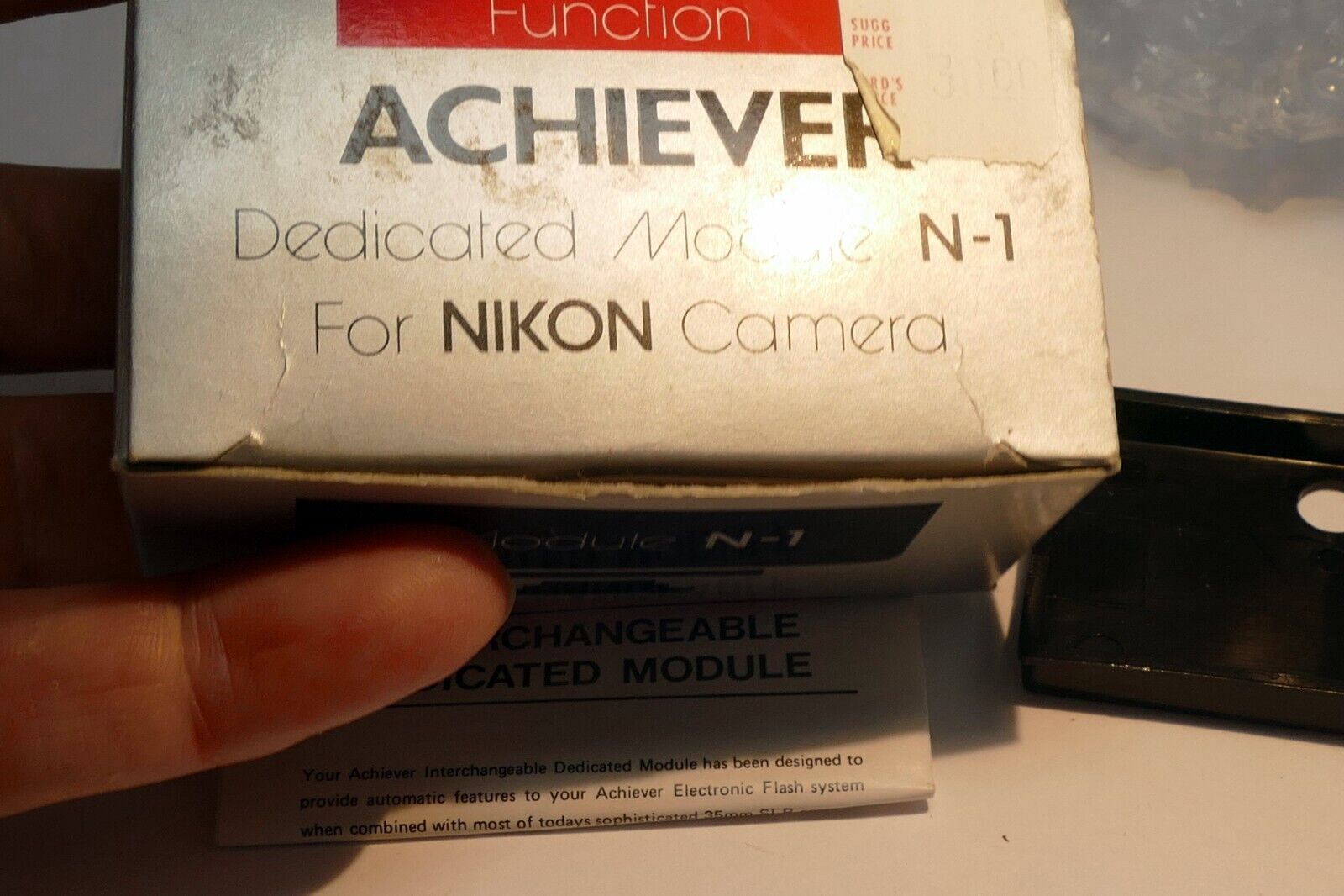 Empty Box (only)  for  Nikon Dedicated flash Module N-1 Achiever + Guide cap