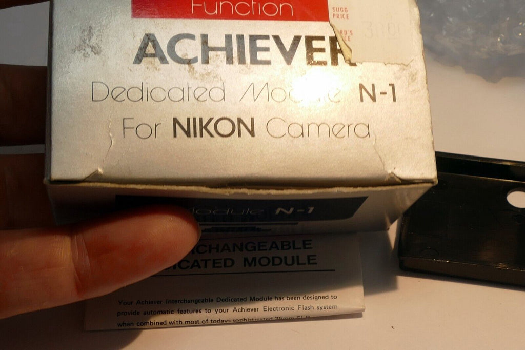 Empty Box (only)  for  Nikon Dedicated flash Module N-1 Achiever + Guide cap