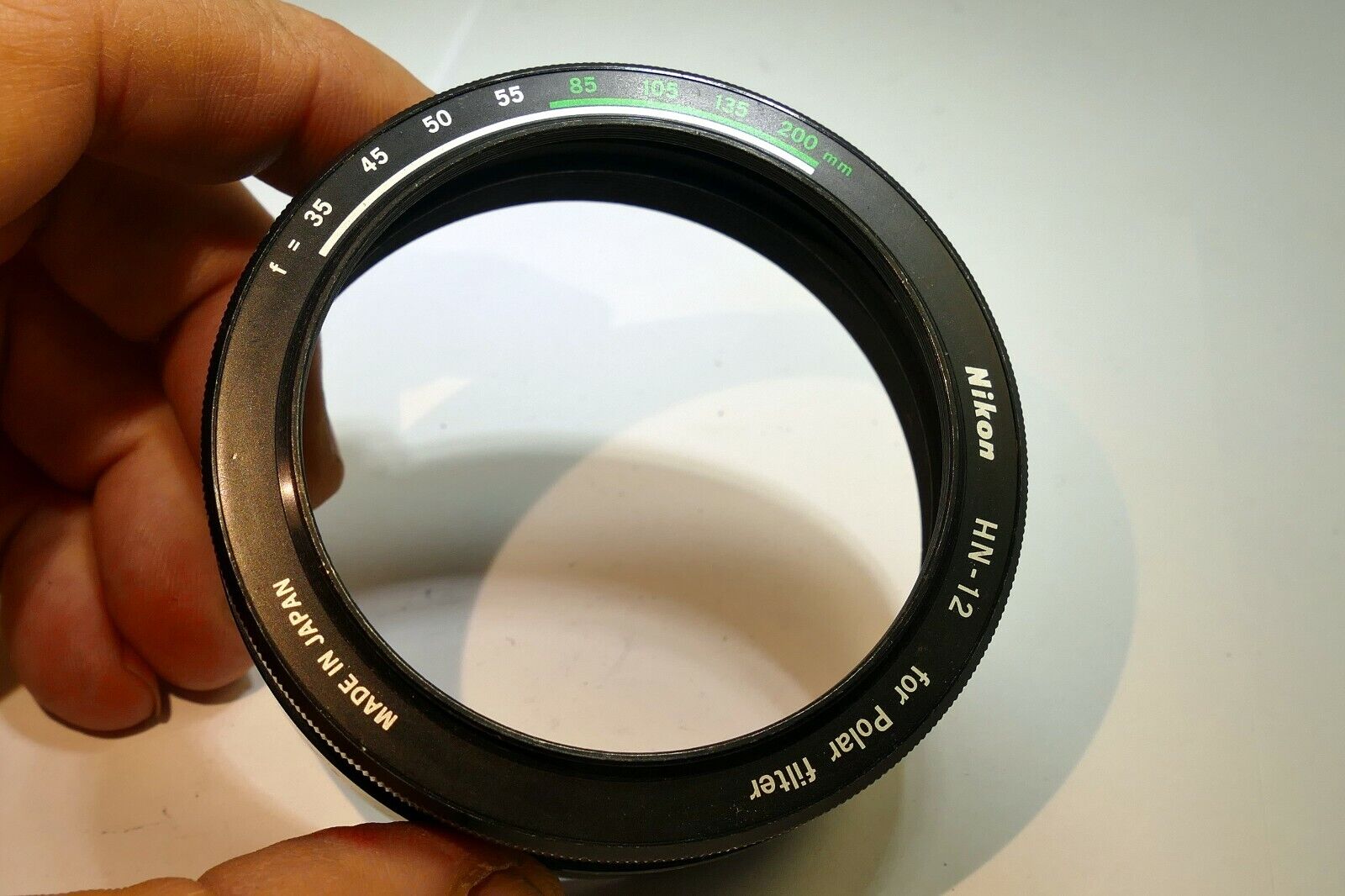 Nikon HN-12 Lens Hood Shade Metal for Polar filter 52mm screw in type