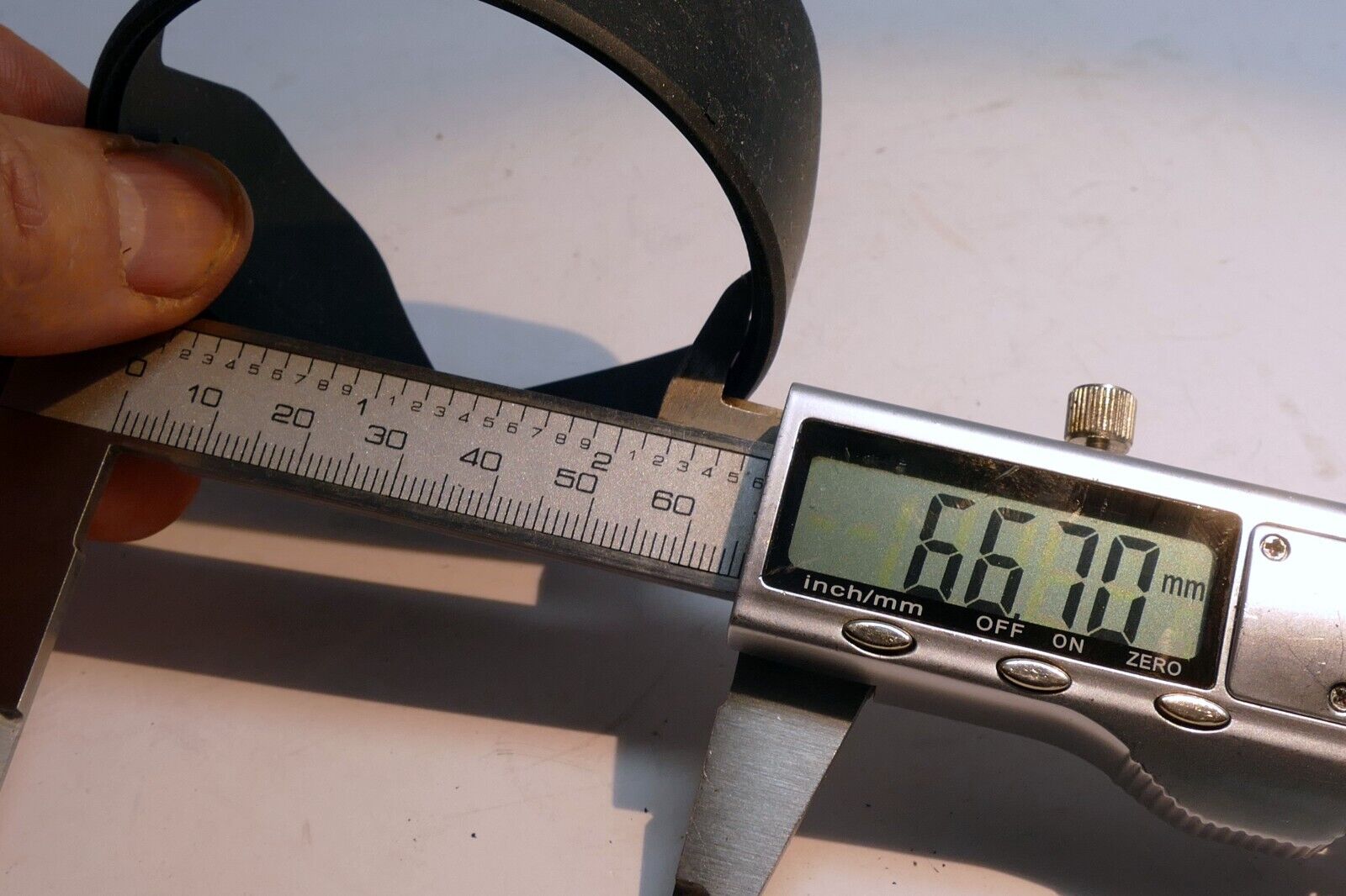 62mm Lens Hood Shade slip on type for rubber without rim or threads