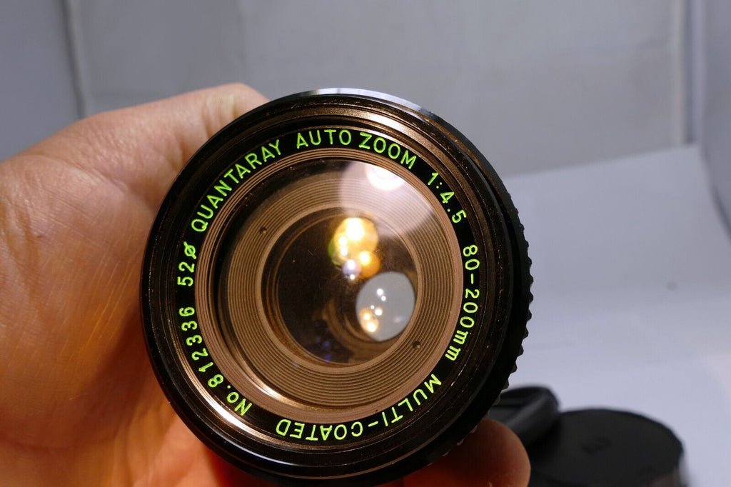 Quantaray 80-200mm f4.5 OM Multi-Coated MC lens for Olympus OM-2n OM-1