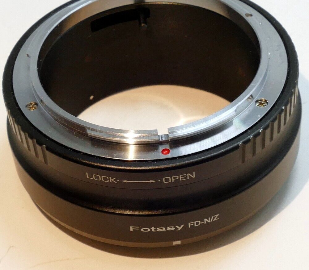Canon FD FL Lens mount adapter to Nikon Z 6 7 Full frame Mirrorless Camera