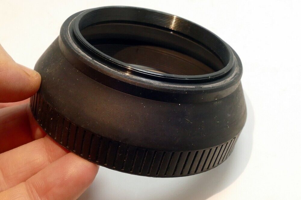 67mm Rubber Collapsible Lens Hood Shade wide angle double threaded screw in