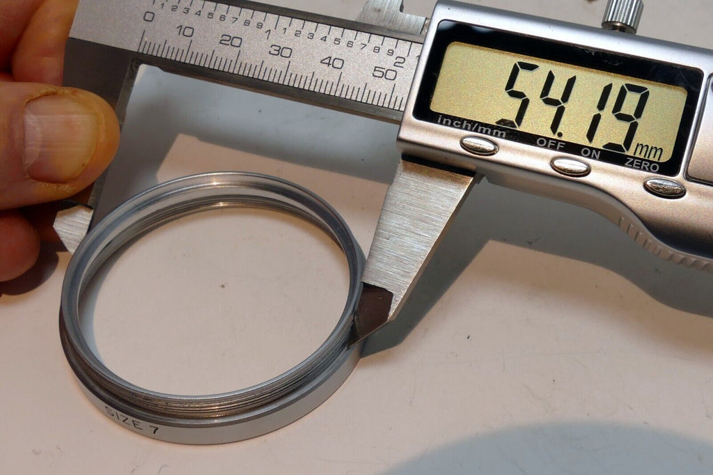 54mm to series 7 VII  Threaded retaining filter ring