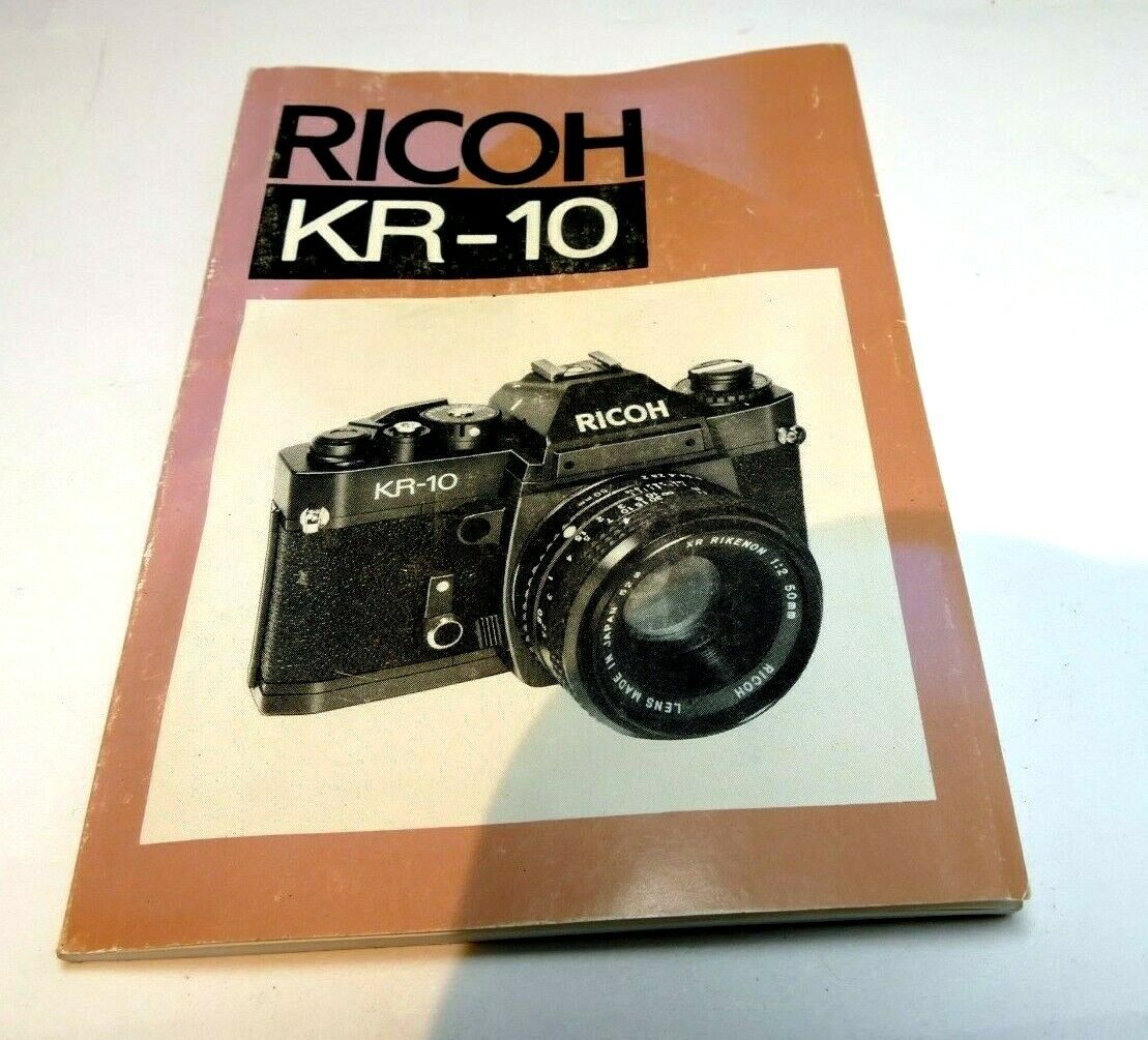Ricoh KR-10 Camera Guide Instruction Manual English