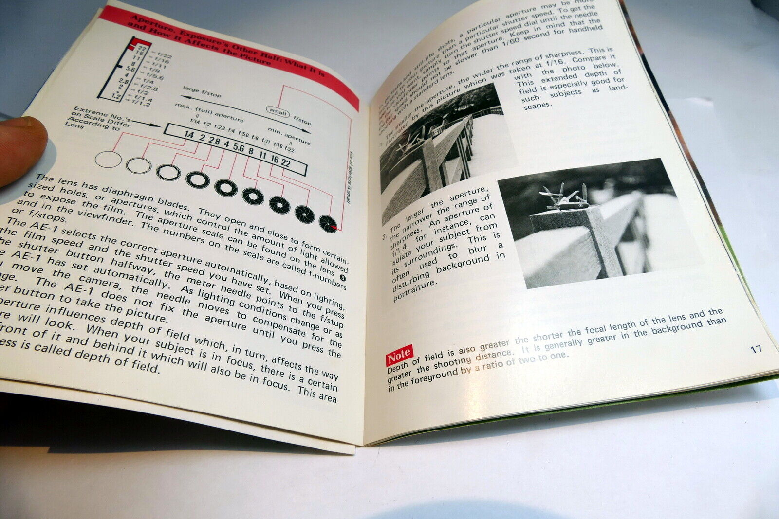 Canon AE-1 camera Instructions Owner's manual ( Part 2 II) Guide English E