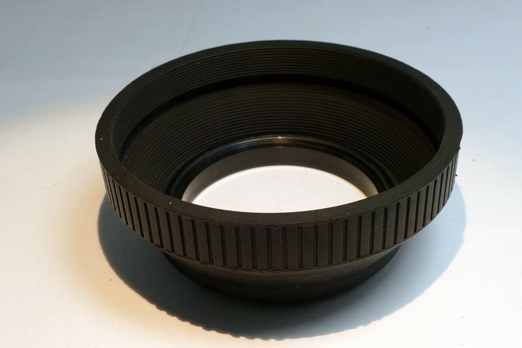 62mm Rubber Lens Hood Shade threaded screw in telephoto
