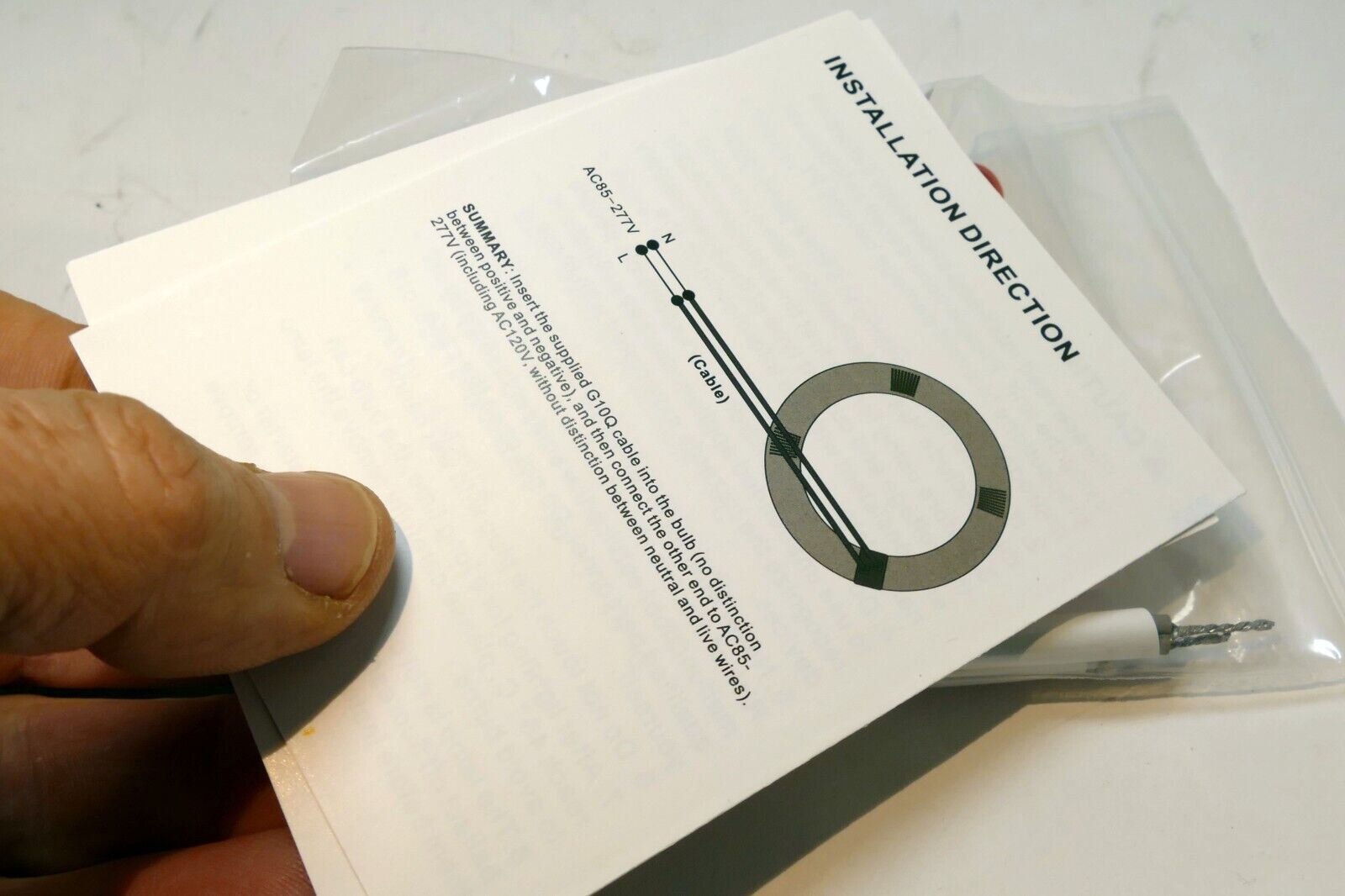 P4 pin LED light cable for circle light bulb LED