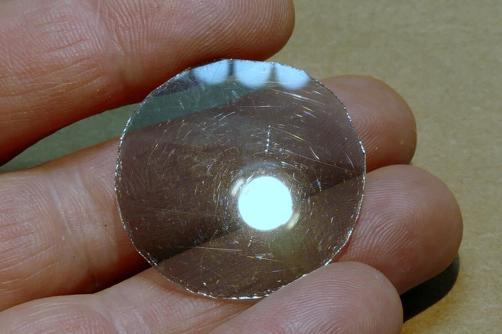 1.3" Diameter Linear Polarizer for microscope - home made 33mm