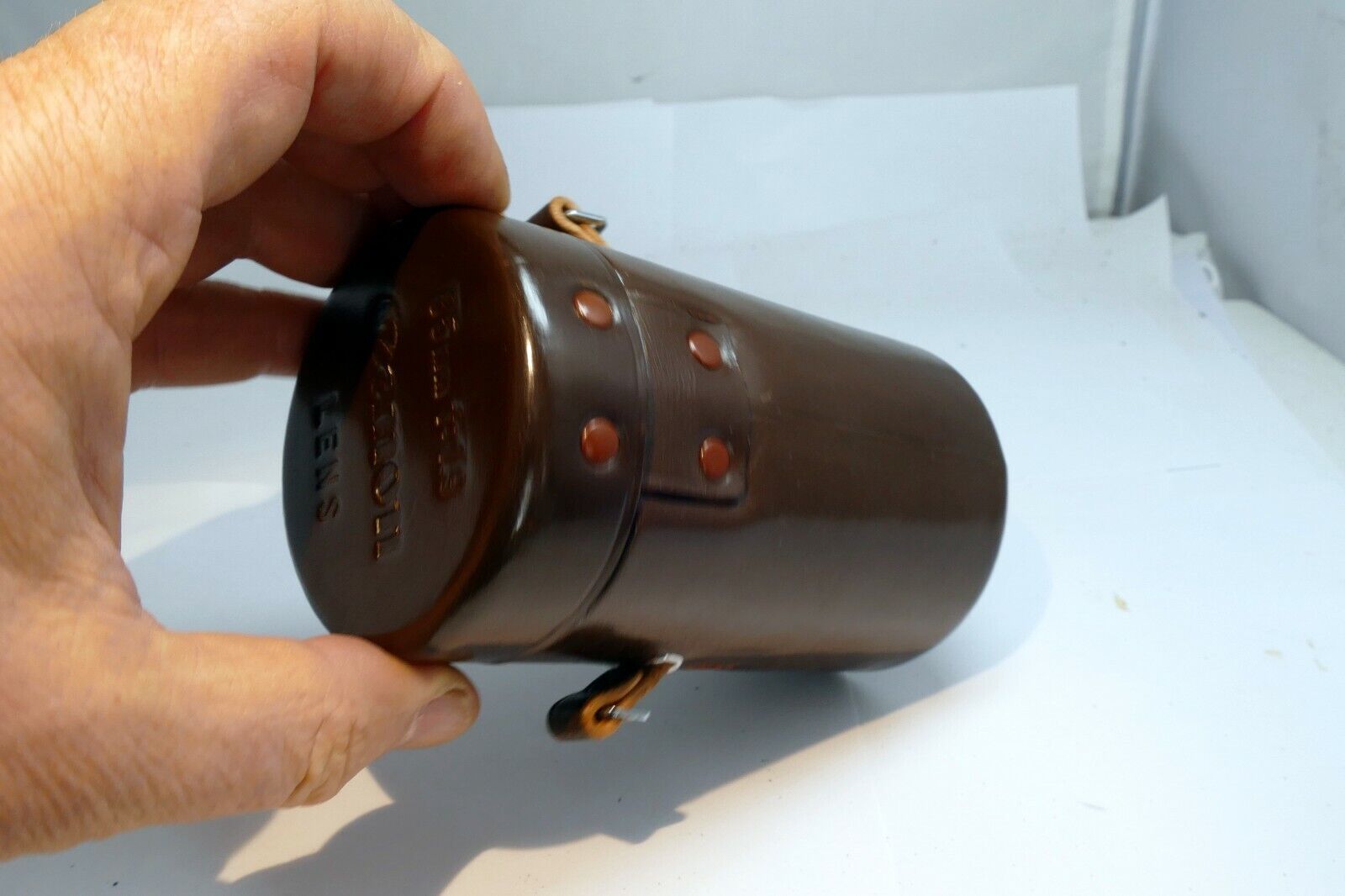 Canon  Hard Leather Lens Case for 85mm f1.9 f2 rangefinder LTM