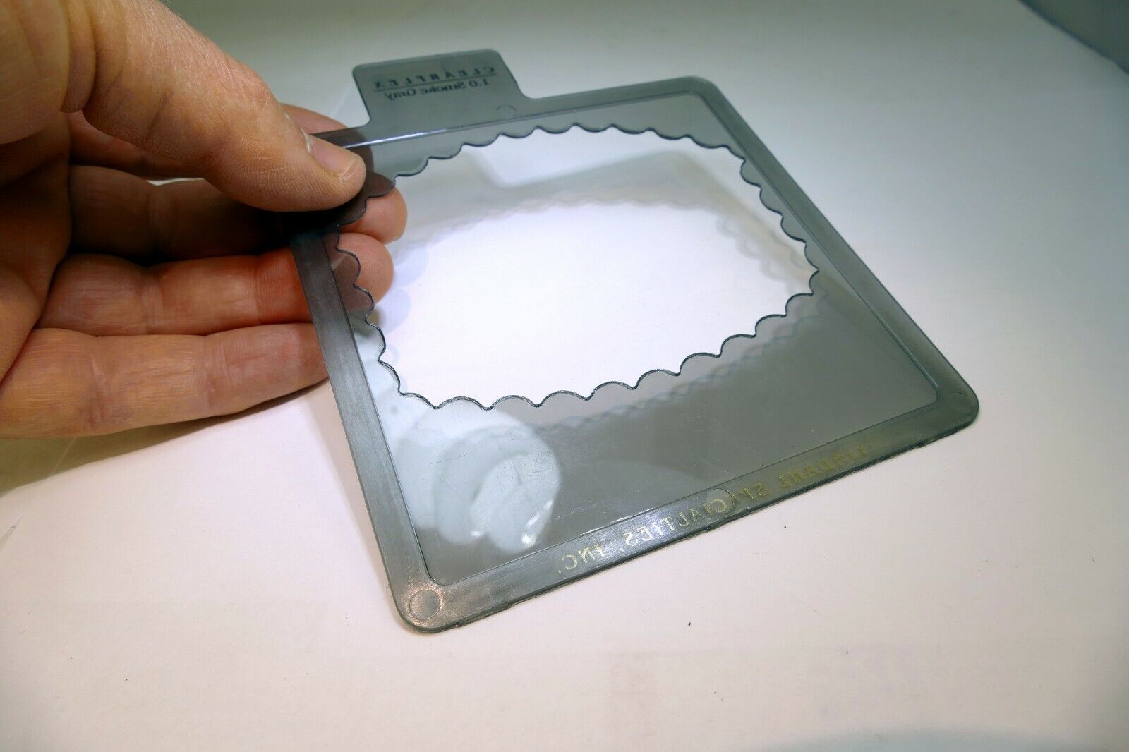 Large Horizontal Group Lindahl Smoke Gray Vignette 4.5X4.5" Clearflex 