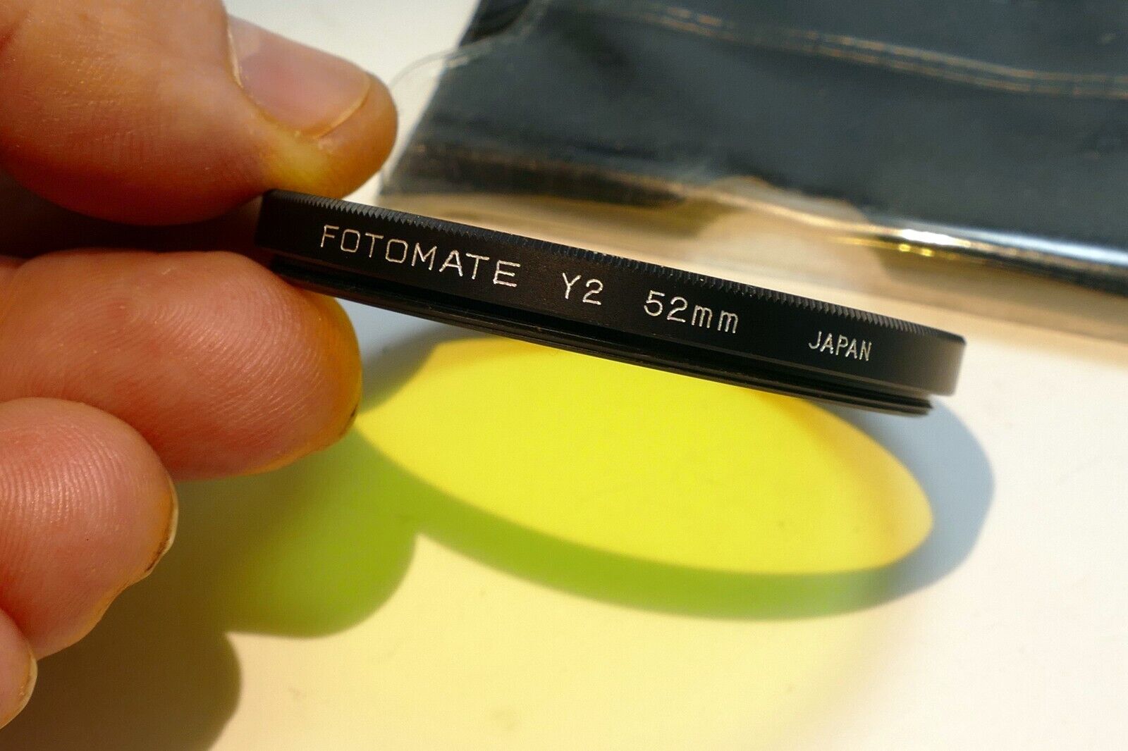 Fotomate  52mm Filter Yellow Y2 with soft case