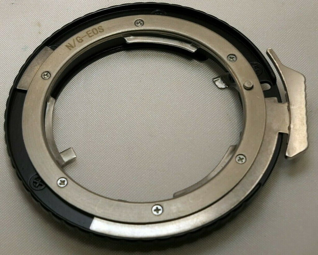 Nikon AF-S G Lens Mount Plain Ring Adapter to for Canon EOS EF-S cameras