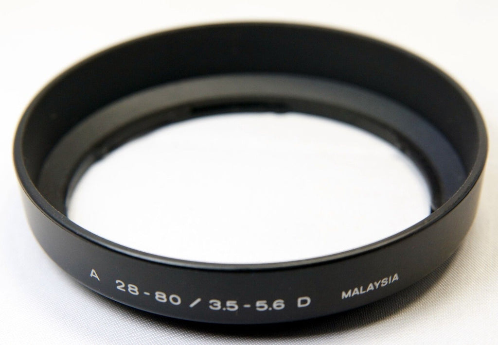 Maxxum lens hood for A 28-80mm f3.5-5.6 D maxxum model with 55mm rim