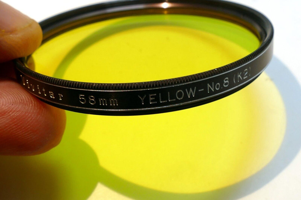Vivitar Yellow 58mm Lens Filter   k2 No. 8