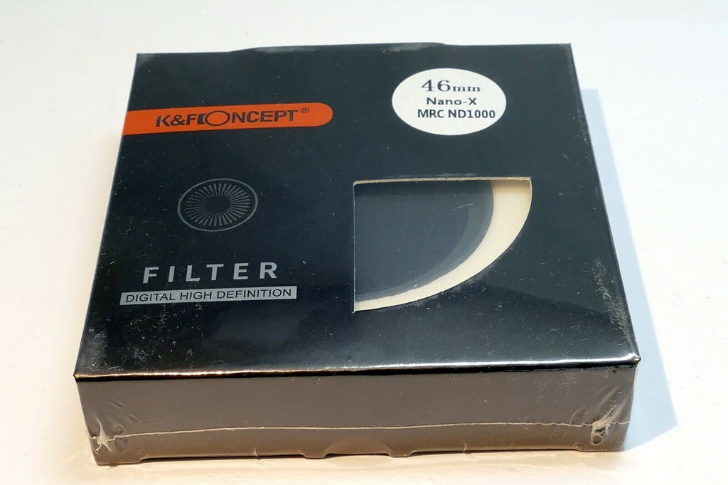 46mm K&F Nano X ND 1000 3.0 10 Stop Neutral Density Lens Filter IR