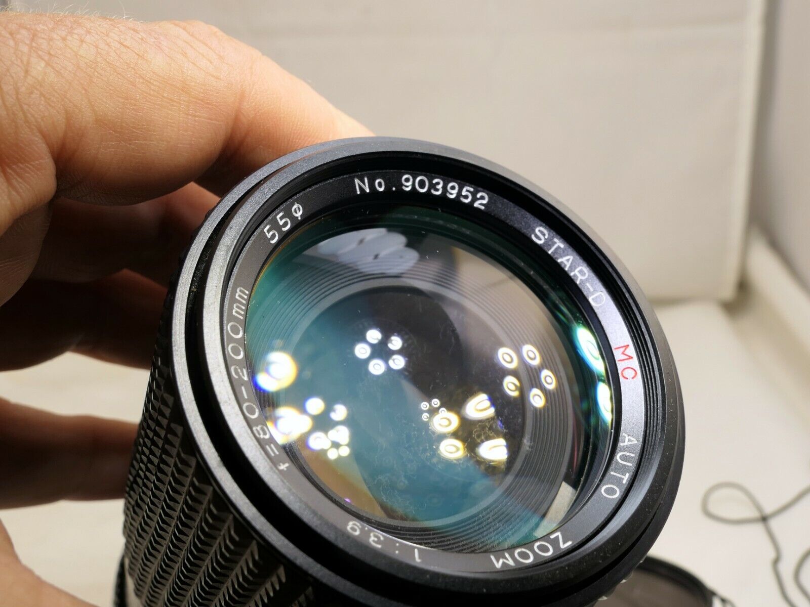 Star D 80-200mm f3.9 Manual Lens for Canon AE-1 with some fungus webbing inside